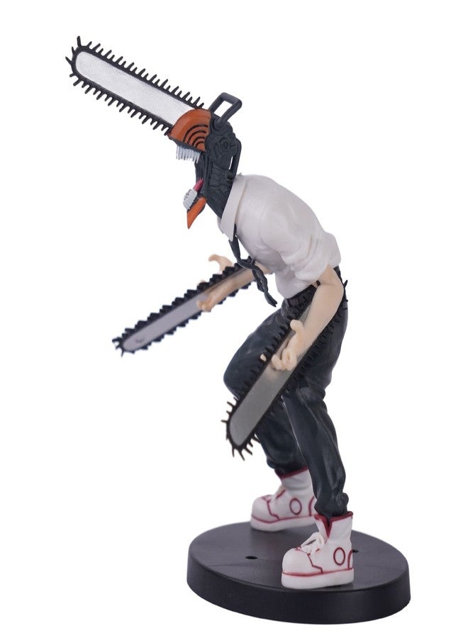 Offo Polyvinyl Chloride Chainsaw Man Denji Action Figure (18cm) Collectible Decor for Car Dashboard, Shelf, Study Table & Office Desk|Unique Anime Gift for Chainsaw Man Fans, Boys, Teens & Cosplayers - Image 3